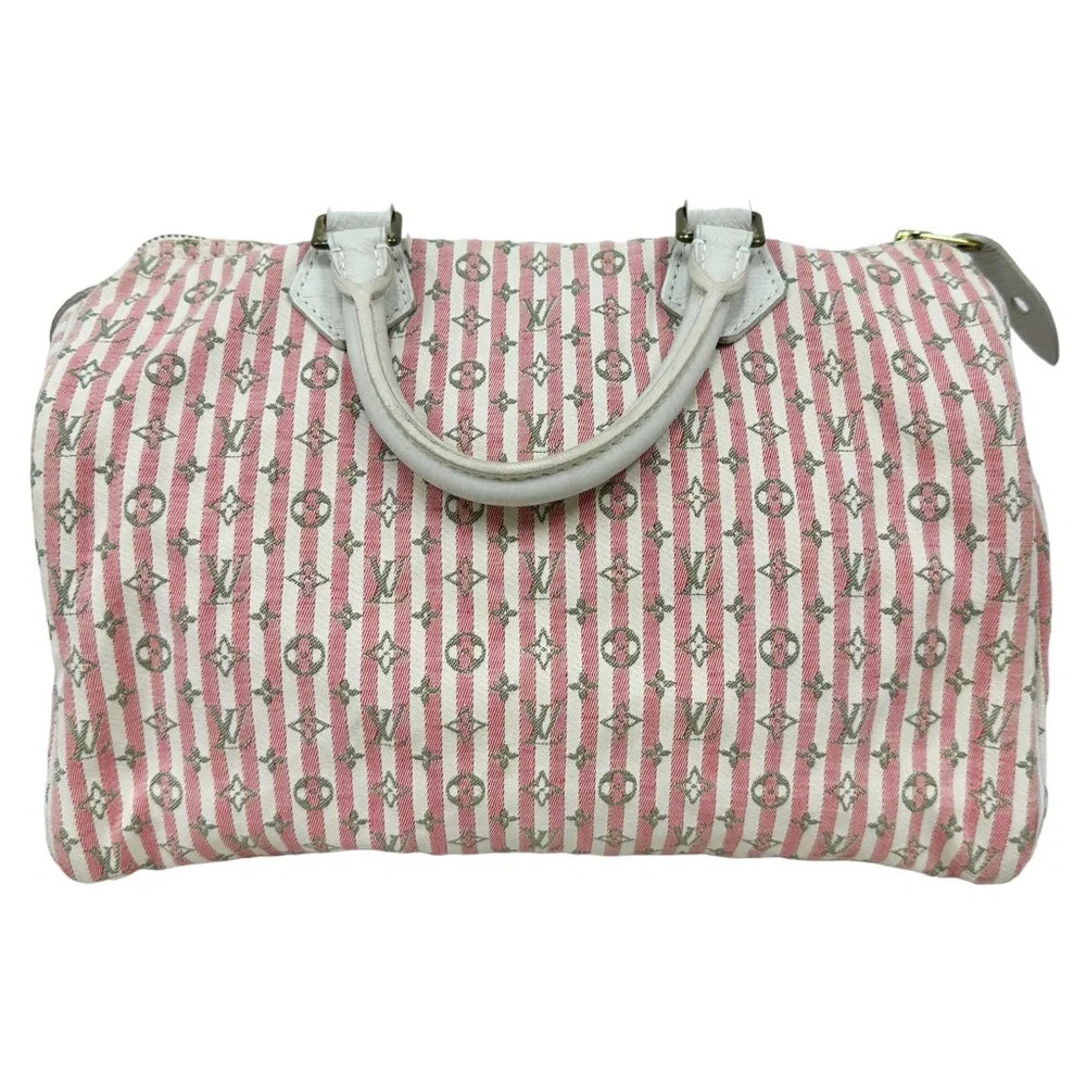 Louis Vuitton M95501 Monogram Mini-Lin Hand Bag Croisette Speedy 30 Duffle Bag - Picture 3 of 11